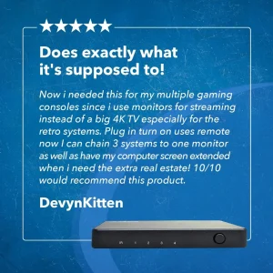4K@60hz 4-port HDMI™ Switch (Audio Extract)-UHD-401 - view 9