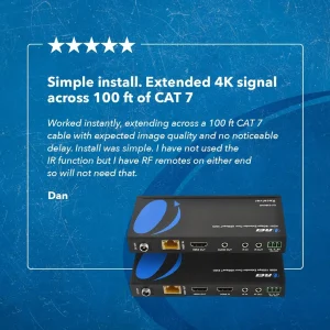 4K HDBaseT HDMI™ Extender (Loop) - 230ft (cat6)-EX-230UHD - view 9