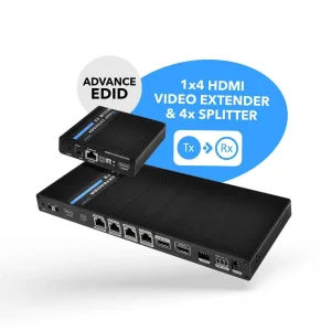 4K@60hz 1x4 HDMI™ Extender Splitter (Loop) - 230ft (cat6)-UHD14-IPC230-K - view 11