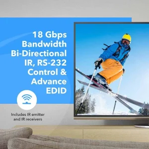 4K@60hz 1x4 HDMI™ Extender Splitter (Loop) - 230ft (cat6)-UHD14-IPC230-K - view 8