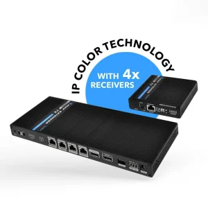 4K@60hz 1x4 HDMI™ Extender Splitter (Loop) - 230ft (cat6)-UHD14-IPC230-K - view 9