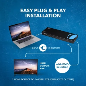 4K@60Hz 1x16 HDMI™ Splitter-UHDS-1016 - view 3