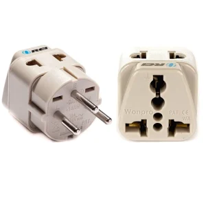 Gaza, IsraelTravel Adapter - 2 in 1 - Type H - Compact Design (DB-14) - view 2
