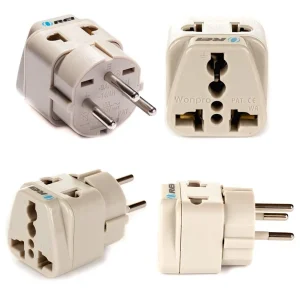 Gaza, IsraelTravel Adapter - 2 in 1 - Type H - Compact Design (DB-14) - view 3