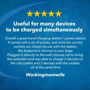 World Travel Adapter Plug International- All in One- 3 USB- Compact Design (M8 Max) - view 11