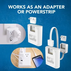 World Travel Adapter Plug International- All in One- 3 USB- Compact Design (M8 Max) - view 8