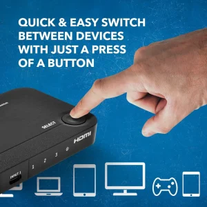 4K 3x1 HDMI Switch 2 HDMI + USB-C Input (UHD-301C) - view 4
