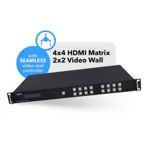 4K@60hz 4x4 HDMI™ Matrix w/ Video Wall (Seamless, Audio Extract)-UHD-404VW - view 9