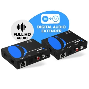 S/PDIF & L/R Audio Extender - 1000ft (cat6)-DA-EX1000-K - view 2