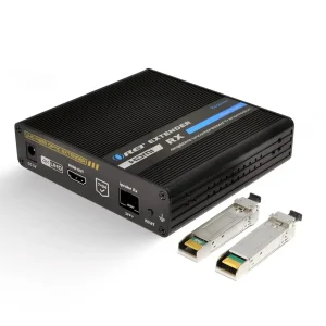 4K HDMI Extender Balun Over Fiber Optic Cable, HDR10, ARC & RS-232 Up to 40 KM - One to Many (Transm - view 2