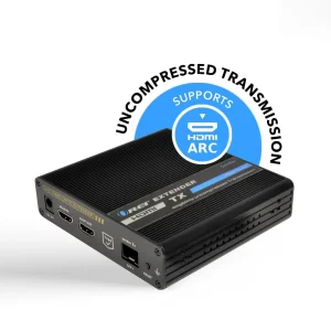 4K HDMI Extender Balun Over Fiber Optic Cable, HDR10, ARC & RS-232 Up to 40 KM - One to Many (Transm - view 5