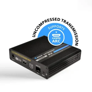 4K HDMI Extender Balun Over Fiber Optic Cable, HDR10, ARC & RS-232 Up to 40 KM - One to Many (Transm - view 6