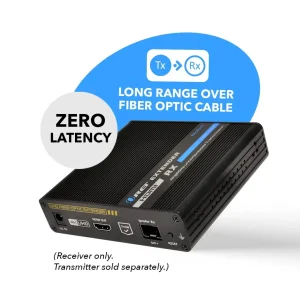 4K HDMI Extender Balun Over Fiber Optic Cable, HDR10, ARC & RS-232 Up to 40 KM - One to Many (Transm - view 8