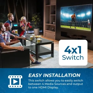 4K@30hz 4-port HDMI™ Seamless Switch w/ Multi Viewer (Audio Extract)-HDS-401MV - view 10