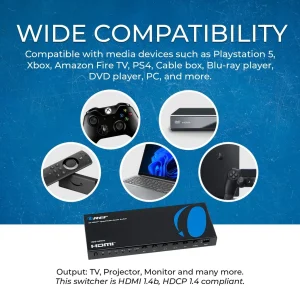 4K@30hz 4-port HDMI™ Seamless Switch w/ Multi Viewer (Audio Extract)-HDS-401MV - view 6