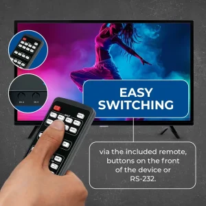 4K@30hz 4-port HDMI™ Seamless Switch w/ Multi Viewer (Audio Extract)-HDS-401MV - view 8