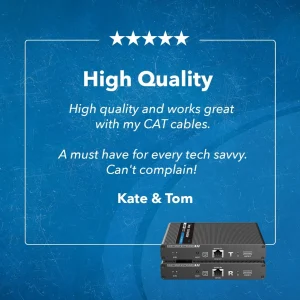 4K KVM HDMI Extender Over CAT6/CAT7 Cable Up to 230 Ft Keyboard & Mouse Over Network (UHD-IPC230-KVM) - view 9