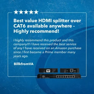 1080p 1x8 HDMI™ Extender Splitter (Over IP) - 400ft (cat6)-HD-EX108 - view 9