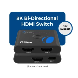 8K@60Hz 2-Way HDMI™ Switch/Splitter (UHDS-212) - view 2