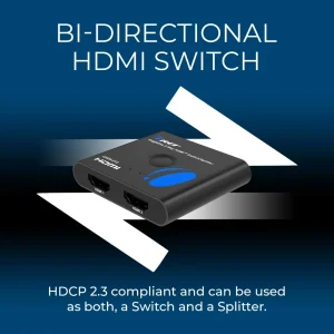 8K@60Hz 2-Way HDMI™ Switch/Splitter (UHDS-212) - view 6