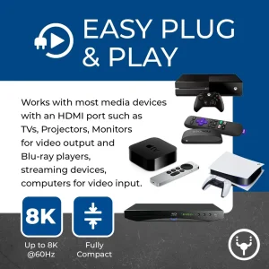 8K@60Hz 2-Way HDMI™ Switch/Splitter (UHDS-212) - view 7