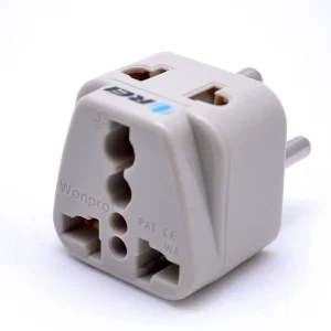 Denmark Travel Adapter - 2 in 1 - Type K - Compact Design (DB-20) - view 2