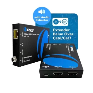 4K@60hz HDMI™ Extender (Loop, Bi-IR, SPDIF) - 230ft (cat6) (UHD-EX230A-K) - view 9