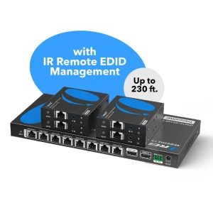 4K@60hz 1x8 HDMI™ Extender Splitter (Loop) - 230ft (cat6)-UHD18-IPC230-K - view 7