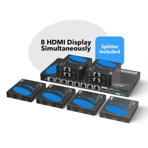 4K@60hz 1x8 HDMI™ Extender Splitter (Loop) - 230ft (cat6)-UHD18-IPC230-K - view 9
