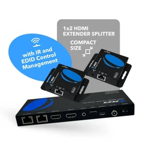 4K@30Hz 1x2 HDMI™ Extender Splitter (Loop) - 230ft (cat6)-HD12-EX165-K - view 4