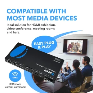 4K@30Hz 1x2 HDMI™ Extender Splitter (Loop) - 230ft (cat6)-HD12-EX165-K - view 8