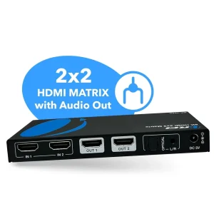 8K 2x2 HDMI™ Matrix (Audio Extract)-BK-202A - view 2