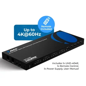 4K 4x4 HDMI™ Matrix with Downscaler and Audio Return Channel (UHD-404R) - view 10