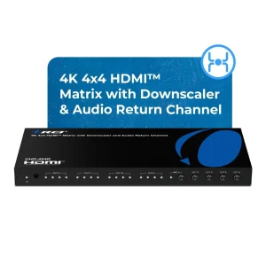 4K 4x4 HDMI™ Matrix with Downscaler and Audio Return Channel (UHD-404R) - view 2