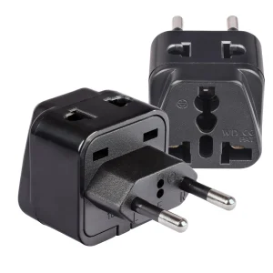 European Travel Adapter - 2 in 1 - Type C - Compact Design (DB-9C) - view 13