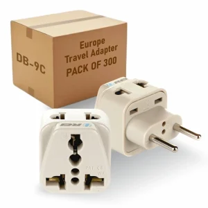 European Travel Adapter - 2 in 1 - Type C - Compact Design (DB-9C) - view 16
