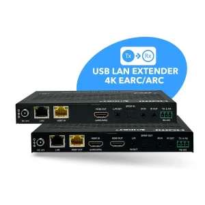 4K HDBaseT 3.0 HDMI™ Extender (Loop, USB, eARC, LAN) - 400ft (cat6)-UHD-EXB350EAU-K - view 2