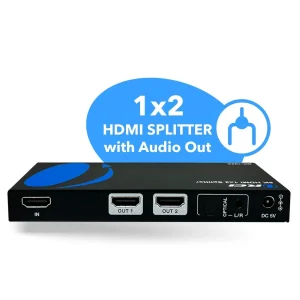8K 1x2 HDMI™ Splitter (Downscaler, Audio Extract)-BK-102A - view 2