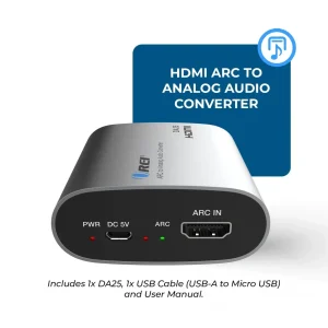 DA25 eARC/ARC to analog audio converter (DA25) - view 2