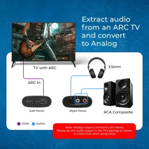 DA25 eARC/ARC to analog audio converter (DA25) - view 3