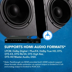 8K 2-port HDMI™ Switch (Audio Extract)-BK-21A - view 6