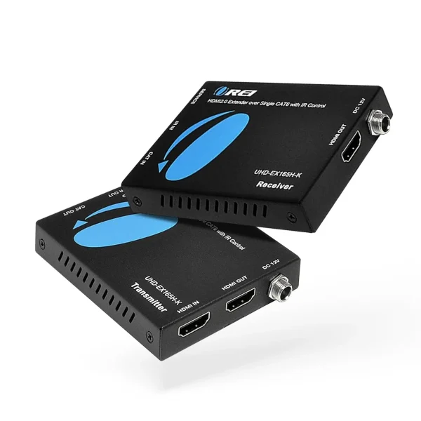 4K@60hz HDMI™ Extender (Loop, IR) - 165ft (cat6) (UHD-EX165H-K)