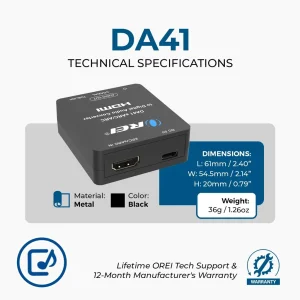 eARC/ARC to Digital Audio Converter (DA41) - view 5