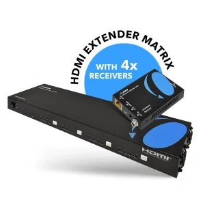 4K@60hz 4x4 HDMI Matrix Extender (Loop) 230ft (cat6)-UHD48-EX230-K - view 2