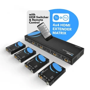 4K@60hz 4x4 HDMI Matrix Extender (Loop) 230ft (cat6)-UHD48-EX230-K - view 8