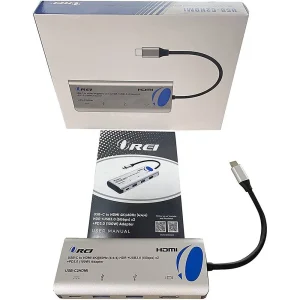 HDMI-C to HDMI Hub 4K@60Hz Adapter USB 3.0 x 2 + USB-C PD 3.0 (100W) - Thunderbolt 3, Extend Display - view 4