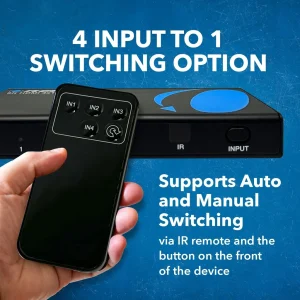 8K 4-port HDMI™ Switch-BK-401 - view 4