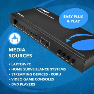 4K HDMI Switcher 4 x 1 Switch with ARC Audio Extractor (HDS-401) - view 6