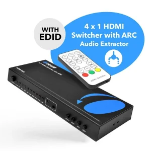 4K HDMI Switcher 4 x 1 Switch with ARC Audio Extractor (HDS-401) - view 8