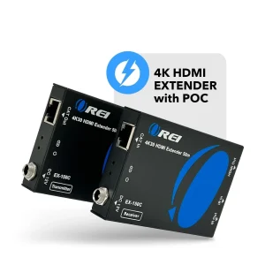 4K HDMI Extender Over CAT6/7 up to 165ft with PoC & Bi-directional IR (EX-150C) - view 9